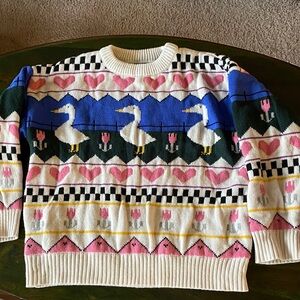 Kina & Tam Goose Sweater